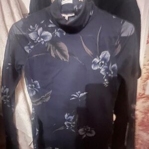 Ganni Stunning Floral Long Sleeve Top